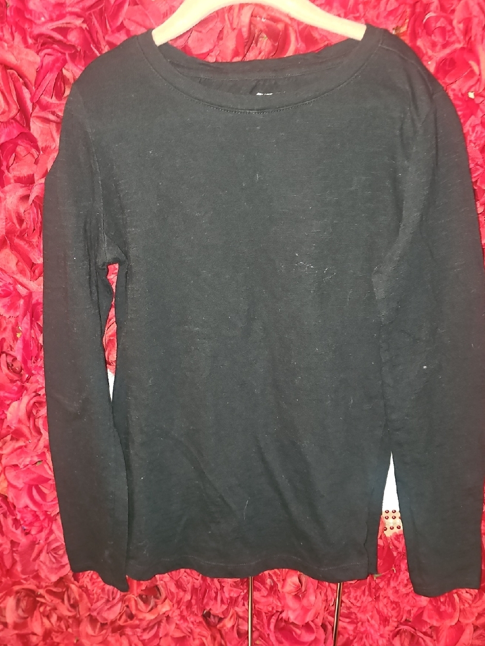 Cherokee Girls Black Long Sleeve Shirt Size 10/12